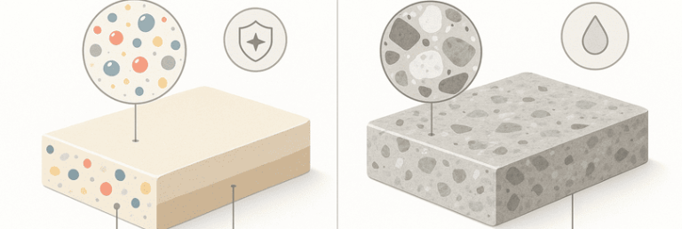 Silestone and Granite